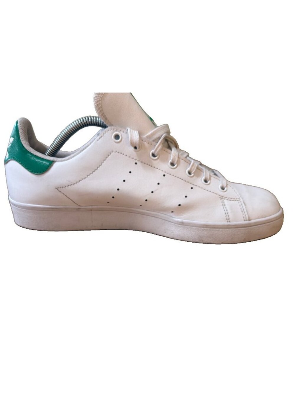 adidas Stan Smith Men’s Low Top Leather Sneakers White/Green Size 10